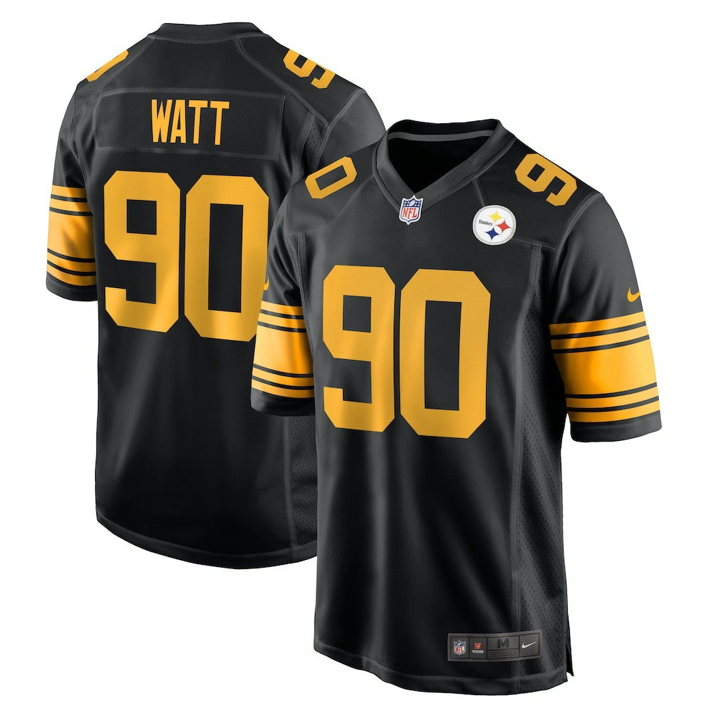 T.J. Watt Pittsburgh Steelers Alternate Game Jersey - Black Jerseys