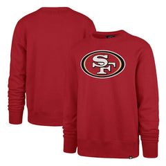 San Francisco 49ers '47 Imprint Headline Pullover Sweatshirt - Scarlet Pullover
