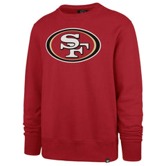San Francisco 49ers '47 Imprint Headline Pullover Sweatshirt - Scarlet Pullover