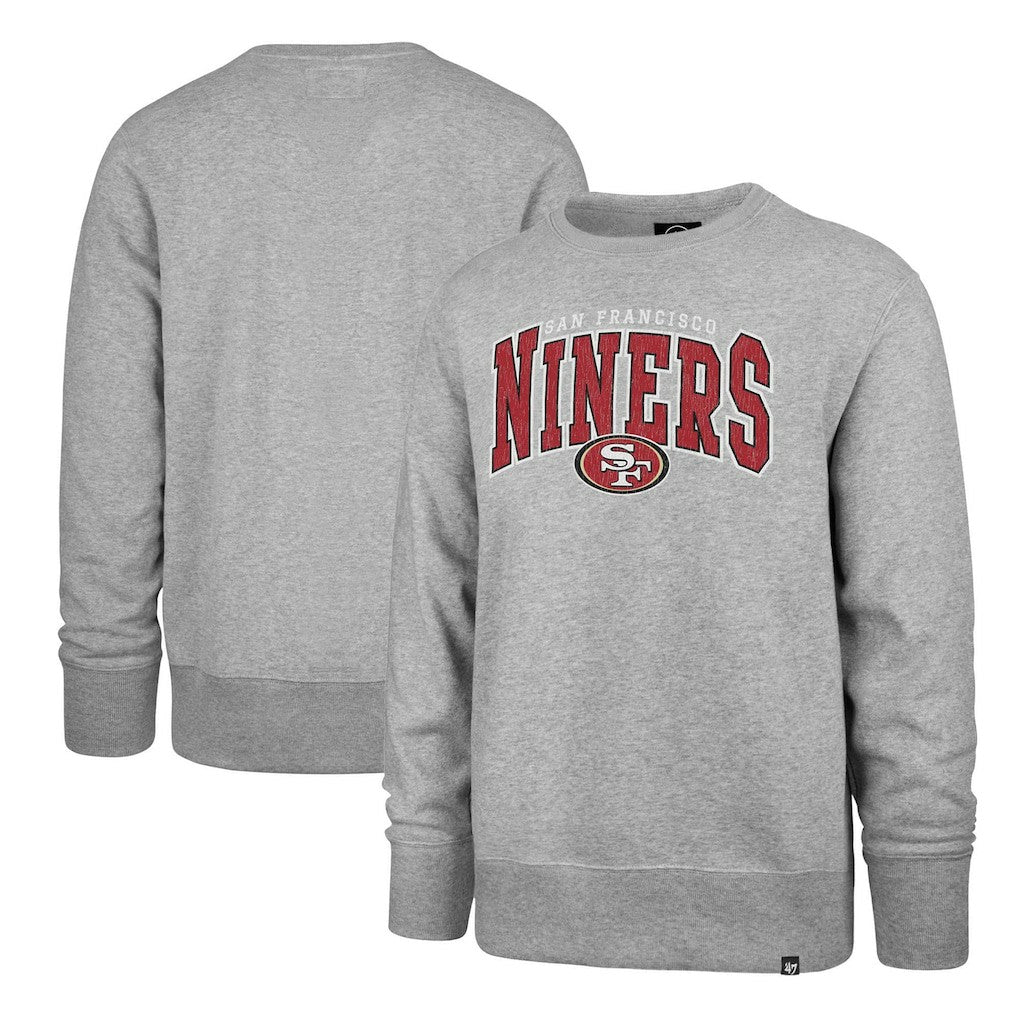 San Francisco 49ers '47 Varsity Block Headline Pullover Sweatshirt - Gray Pullover