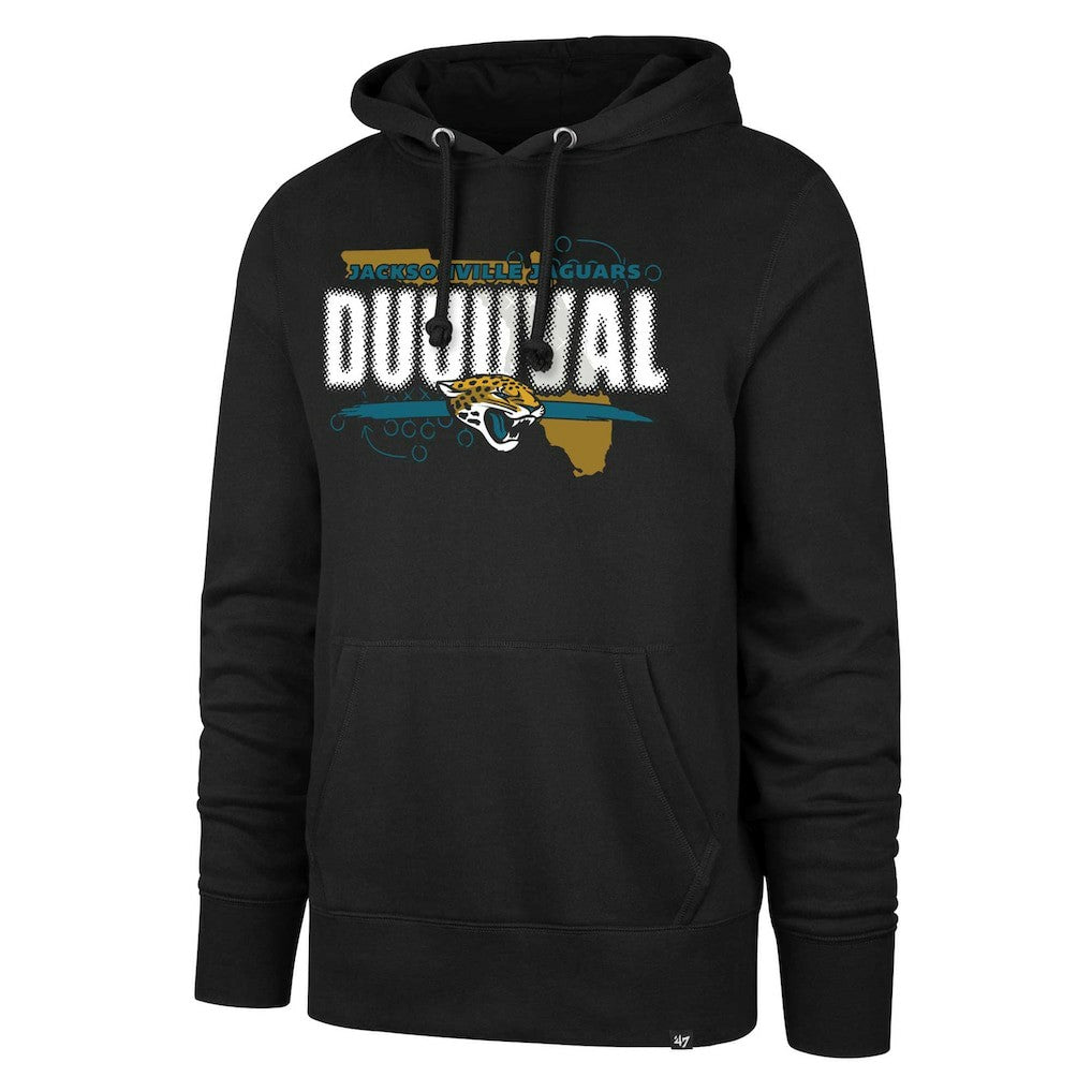 Jacksonville Jaguars '47 Regional Headline Pullover Hoodie - Black Hoodies