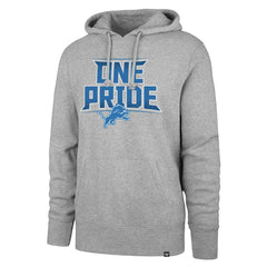 Detroit Lions '47 Regional Headline Pullover Hoodie - Gray Hoodies