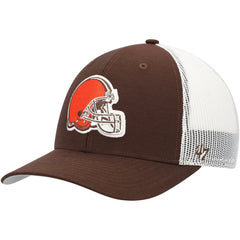 Cleveland Browns '47 Trucker Snapback Hat - Brown/White Hats