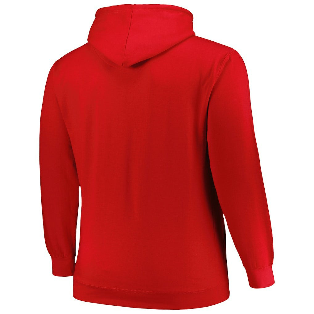 Chicago Bulls Hardwood Classics Big & Tall Pullover Hoodie Red - Mitchell & Ness