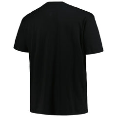 Atlanta Hawks Big & Tall Hardwood Classics Vintage Logo T-Shirt Black - Mitchell & Ness