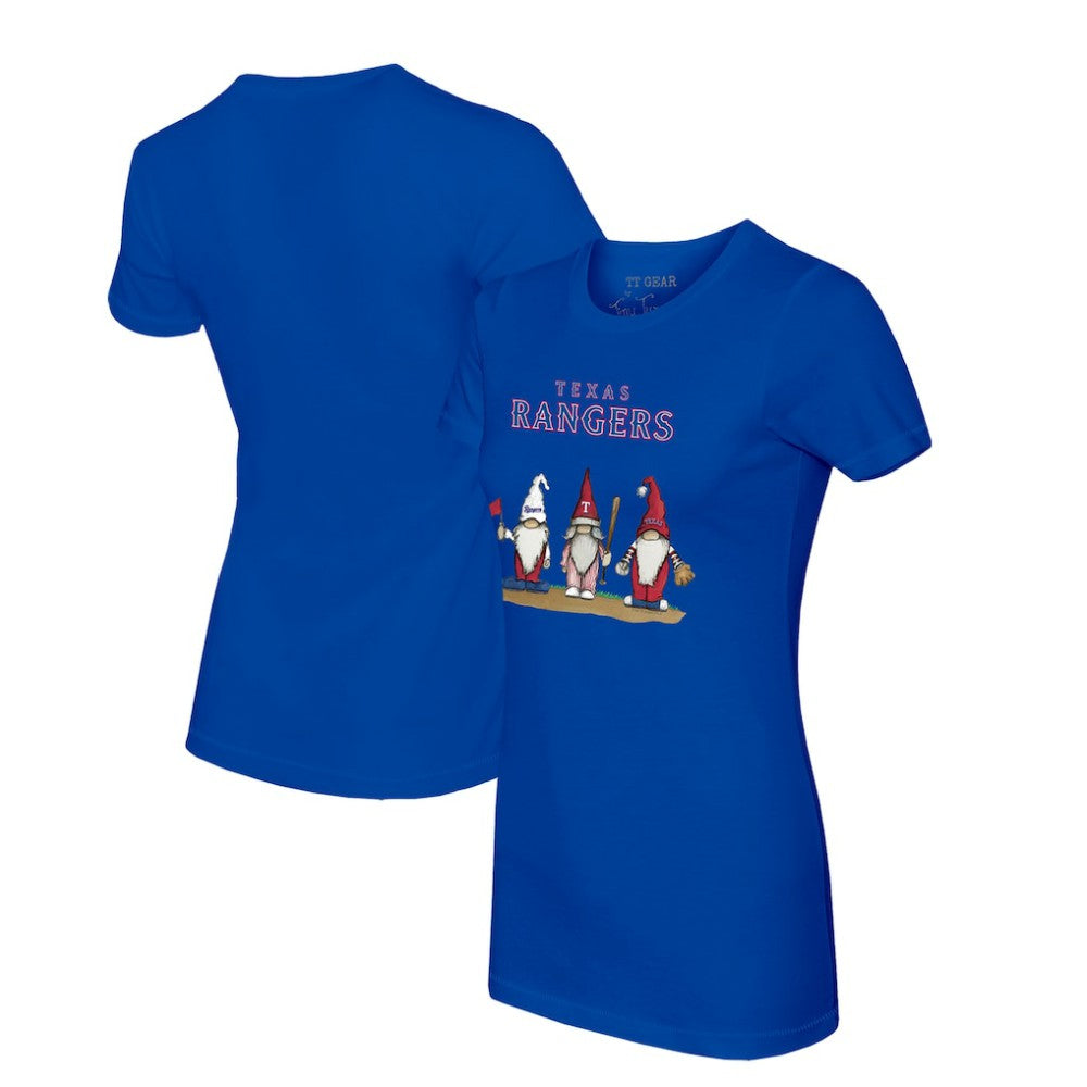 Texas Rangers Tiny Turnip Women's Gnomes T-Shirt - Royal T-shirts