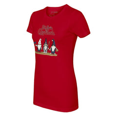 St. Louis Cardinals Tiny Turnip Women's Gnomes T-Shirt - Red T-shirts