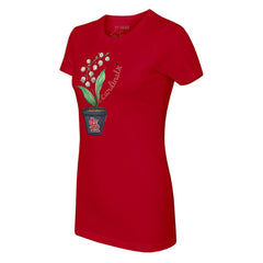 St. Louis Cardinals Tiny Turnip Women's Lilies & Ladybugs T-Shirt - Red T-shirts