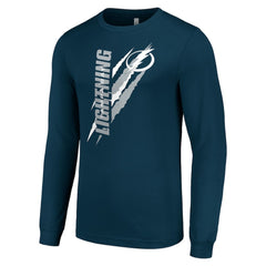 Tampa Bay Lightning Starter Color Scratch Long-Sleeve T-Shirt - Navy | US 201074669