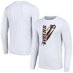 Philadelphia Flyers Starter Color Scratch Long-Sleeve T-Shirt - White | US 201074674