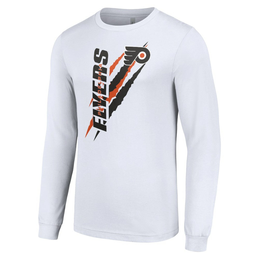 Philadelphia Flyers Starter Color Scratch Long-Sleeve T-Shirt - White | US 201074674