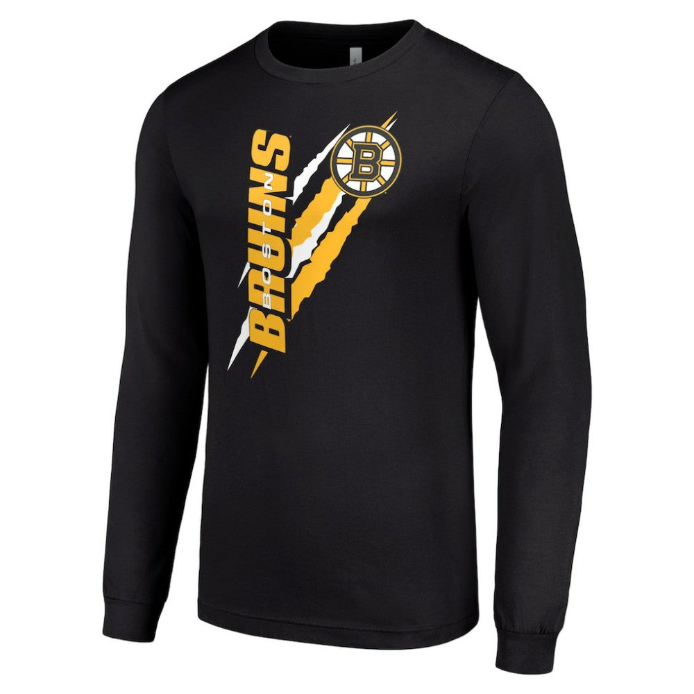 Boston Bruins Starter Color Scratch Long-Sleeve T-Shirt - Black | US 201074675