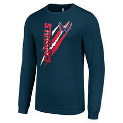 Washington Capitals Starter Color Scratch Long-Sleeve T-Shirt - Navy | US 201074679