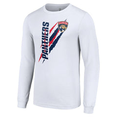Florida Panthers Starter Color Scratch Long-Sleeve T-Shirt - White | US 201074685
