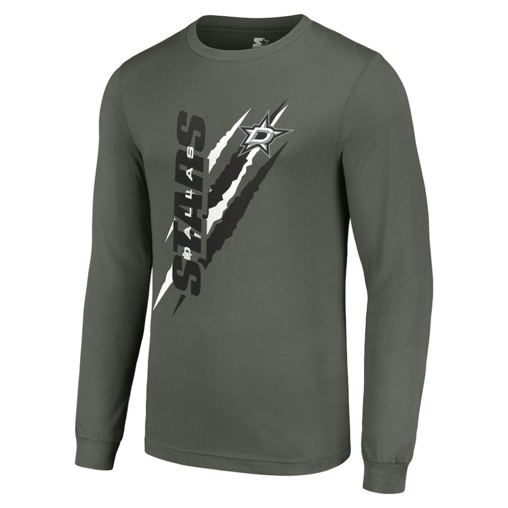 Dallas Stars Starter Color Scratch Long-Sleeve T-Shirt - Green | US 201074710