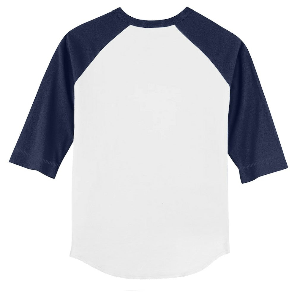 Seattle Mariners Tiny Turnip Youth Gnomes 3/4-Sleeve Raglan T-Shirt - White/Navy T-shirts
