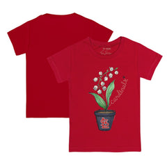 St. Louis Cardinals Tiny Turnip Youth Lilies & Ladybugs T-Shirt - Red T-shirts