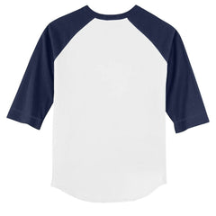 Seattle Mariners Tiny Turnip Youth Mermaid 3/4-Sleeve Raglan T-Shirt - White/Navy T-shirts