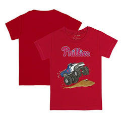 Philadelphia Phillies Tiny Turnip Youth Monster Truck T-Shirt - Red T-shirts