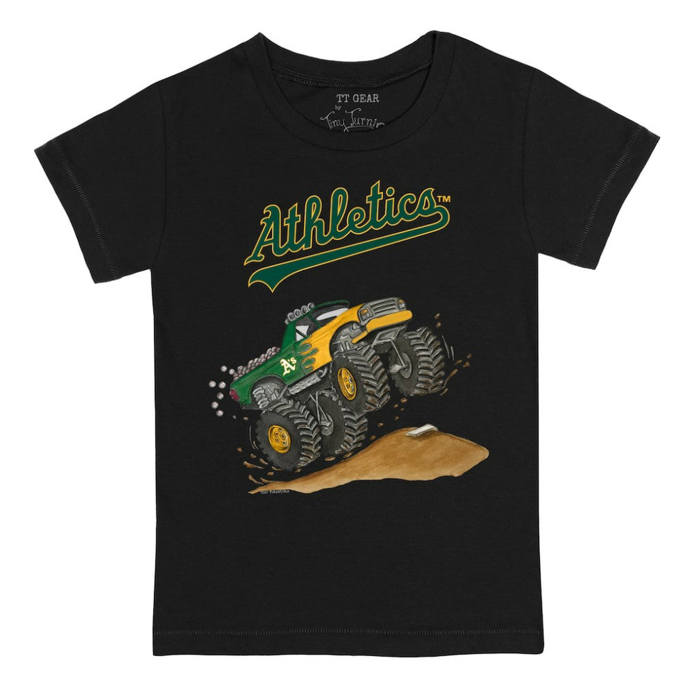 Athletics Tiny Turnip Youth Monster Truck T-Shirt - Black T-shirts
