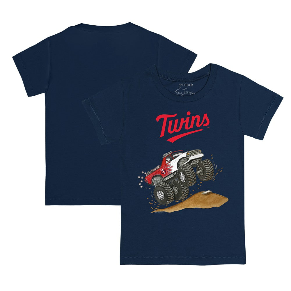 Minnesota Twins Tiny Turnip Youth Monster Truck T-Shirt - Navy T-shirts