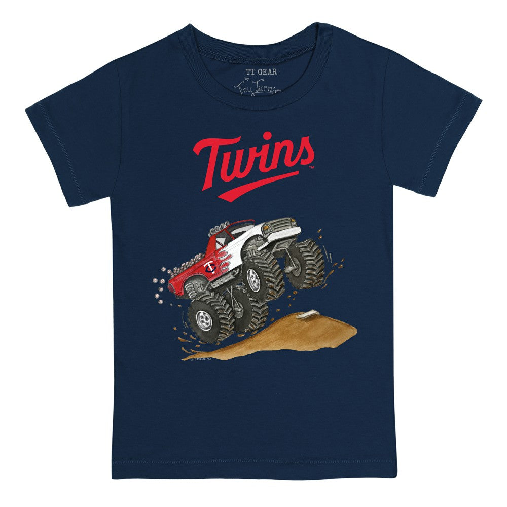 Minnesota Twins Tiny Turnip Youth Monster Truck T-Shirt - Navy T-shirts