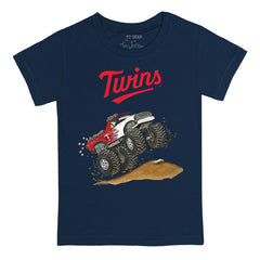 Minnesota Twins Tiny Turnip Youth Monster Truck T-Shirt - Navy T-shirts