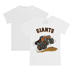 San Francisco Giants Tiny Turnip Youth Monster Truck T-Shirt - White T-shirts