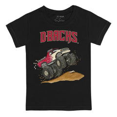Arizona Diamondbacks Tiny Turnip Youth Monster Truck T-Shirt - Black T-shirts