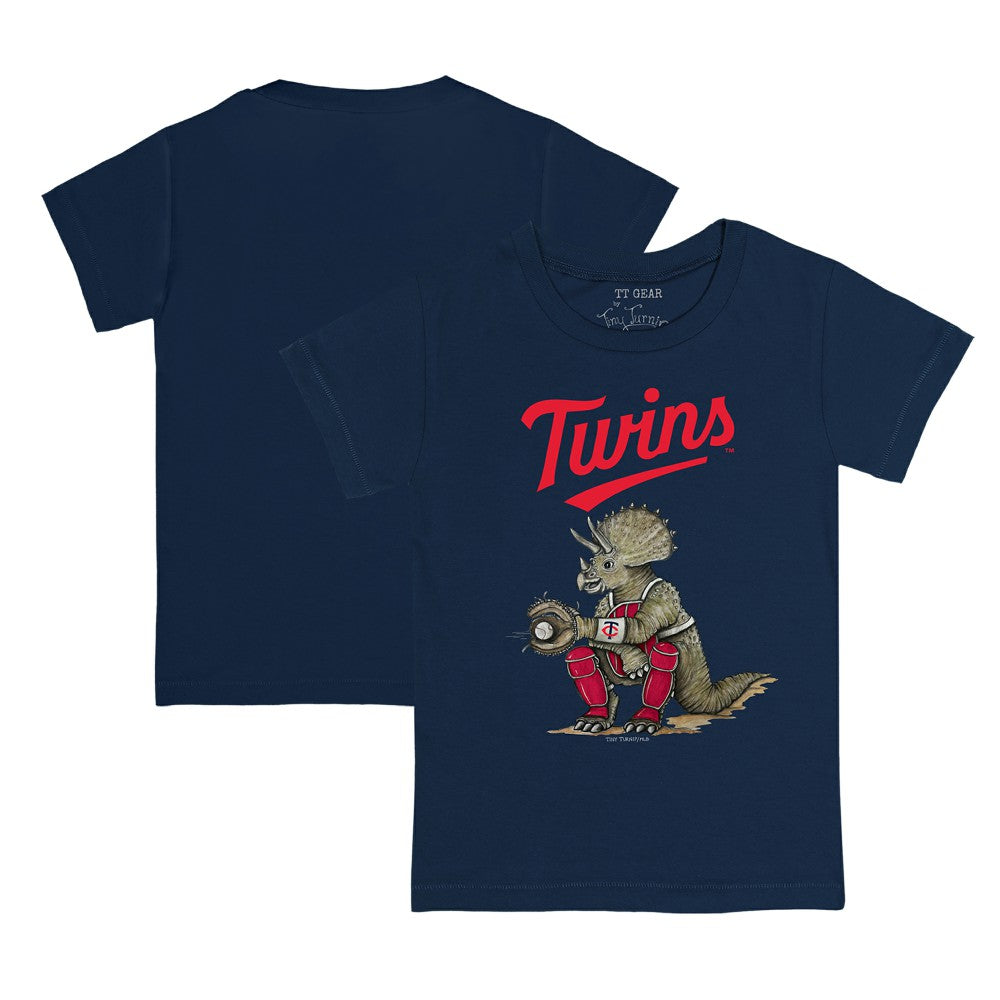 Minnesota Twins Tiny Turnip Youth Triceratops T-Shirt - Navy T-shirts