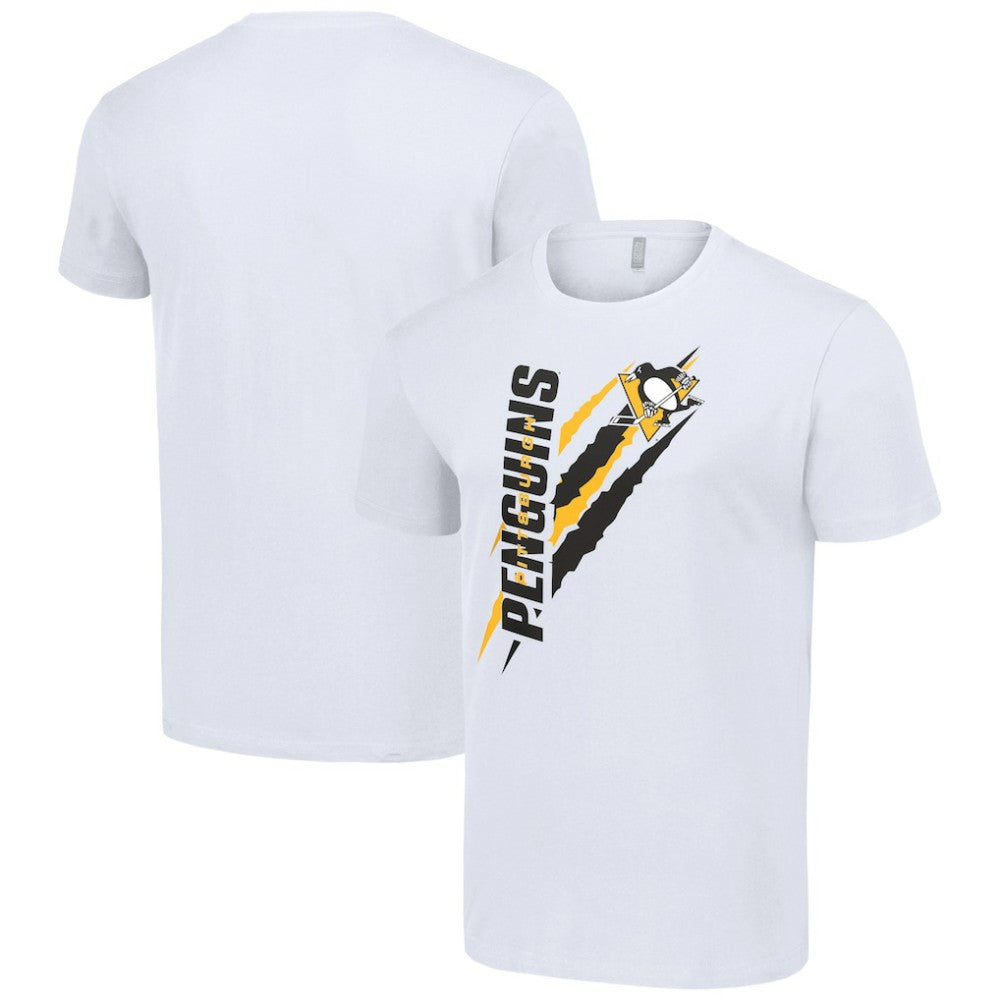 Pittsburgh Penguins Starter Color Scratch T-Shirt - White | US 201076129