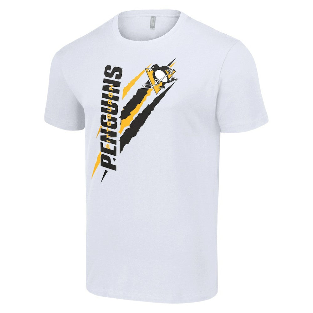 Pittsburgh Penguins Starter Color Scratch T-Shirt - White | US 201076129