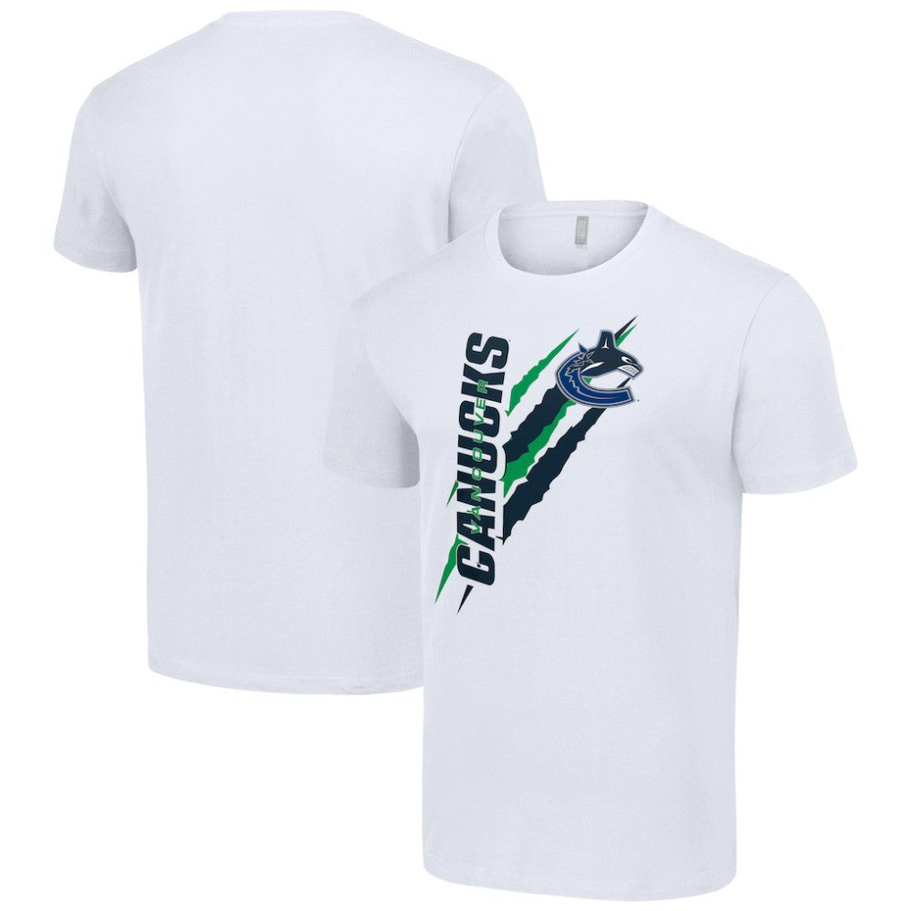 Vancouver Canucks Starter Color Scratch T-Shirt - White | US 201076136