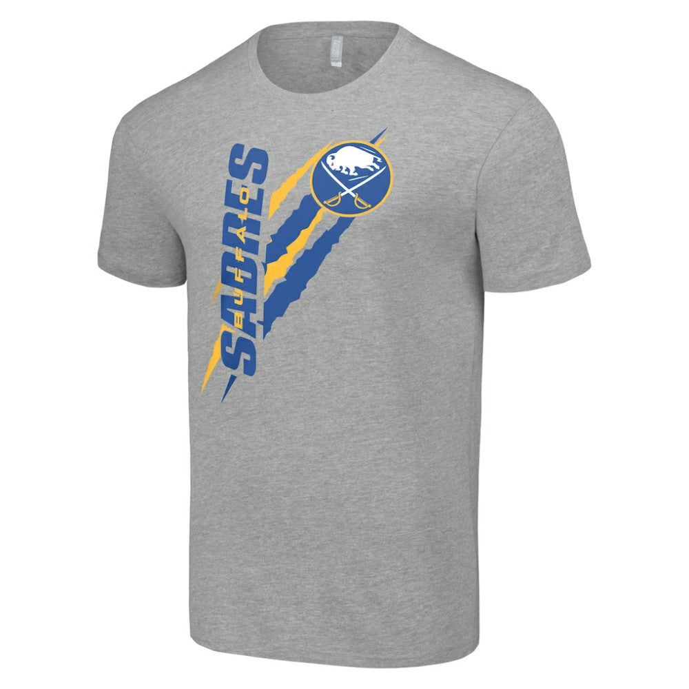 Buffalo Sabres Starter Color Scratch T-Shirt - Heather Gray | US 201076142