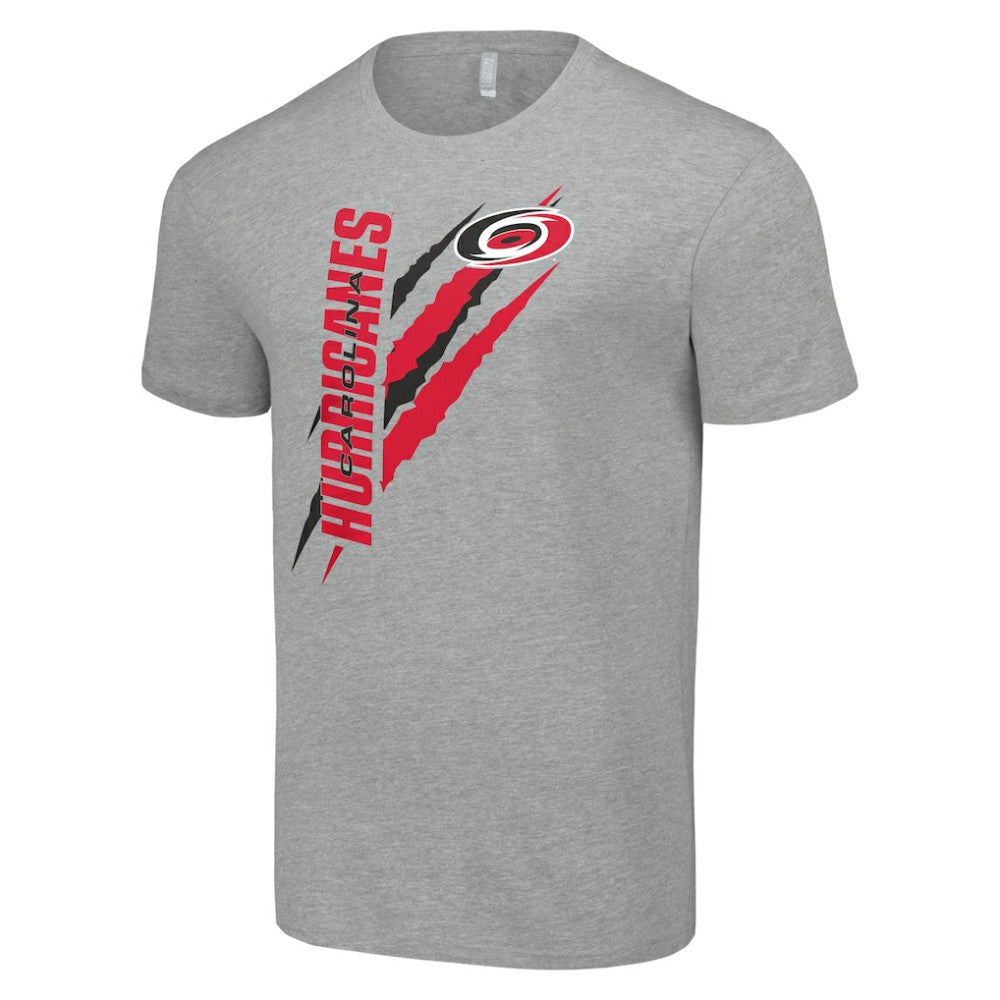 Carolina Hurricanes Starter Color Scratch T-Shirt - Heather Gray | US 201076144