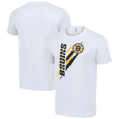 Boston Bruins Starter Color Scratch T-Shirt - White | US 201076163