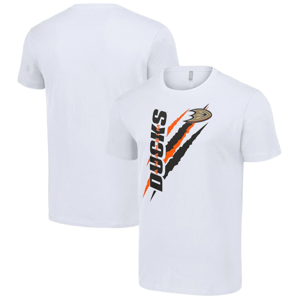 Anaheim Ducks Starter Color Scratch T-Shirt - White | US 201076164
