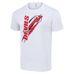 New Jersey Devils Starter Color Scratch T-Shirt - White | US 201076168
