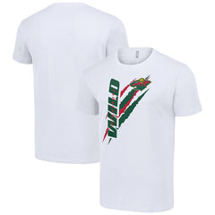 Minnesota Wild Starter Color Scratch T-Shirt - White | US 201076175