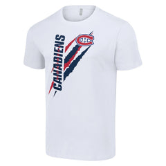 Montreal Canadiens Starter Color Scratch T-Shirt - White | US 201076177