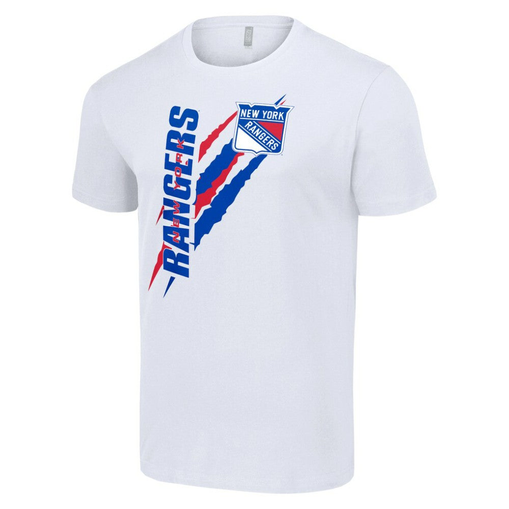New York Rangers Starter Color Scratch T-Shirt - White | US 201076178