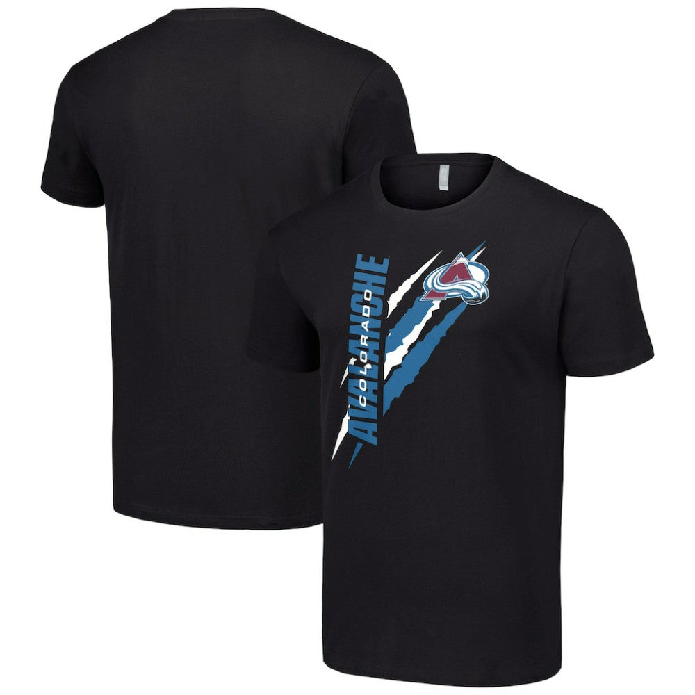 Colorado Avalanche Starter Color Scratch T-Shirt - Black | US 201076191