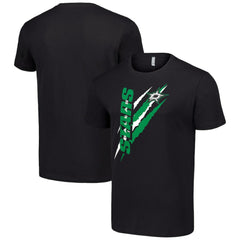 Dallas Stars Starter Color Scratch T-Shirt - Black | US 201076193