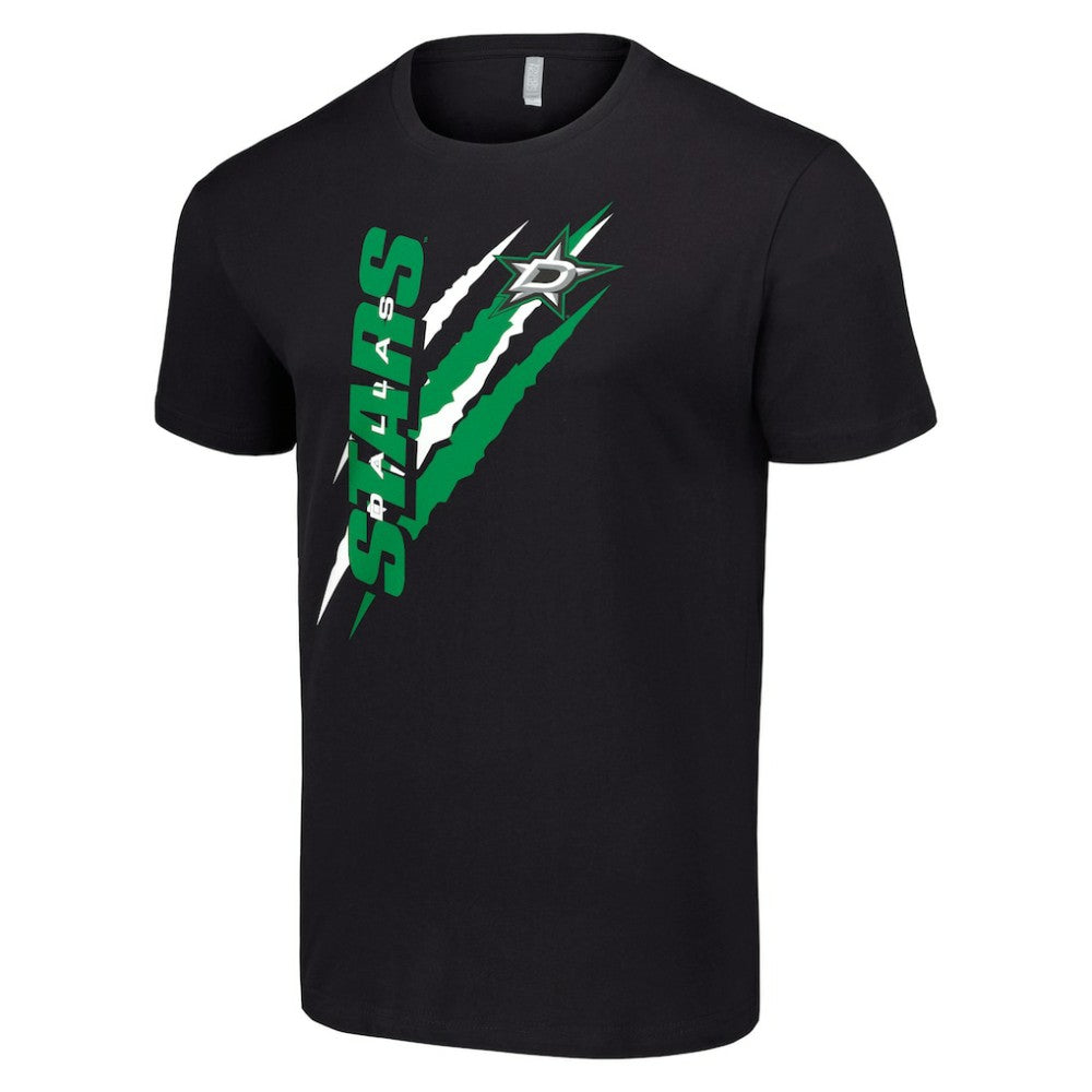 Dallas Stars Starter Color Scratch T-Shirt - Black | US 201076193
