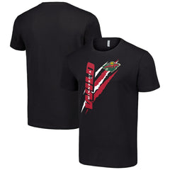 Minnesota Wild Starter Color Scratch T-Shirt - Black | US 201076197