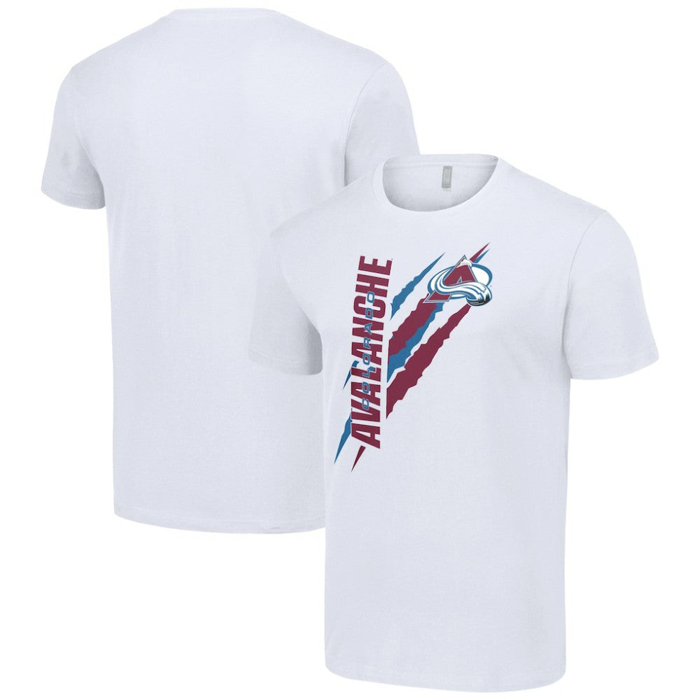 Colorado Avalanche Starter Color Scratch T-Shirt - White | US 201076198