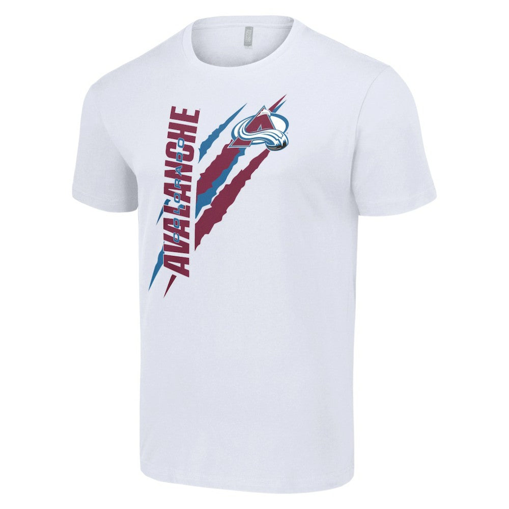 Colorado Avalanche Starter Color Scratch T-Shirt - White | US 201076198