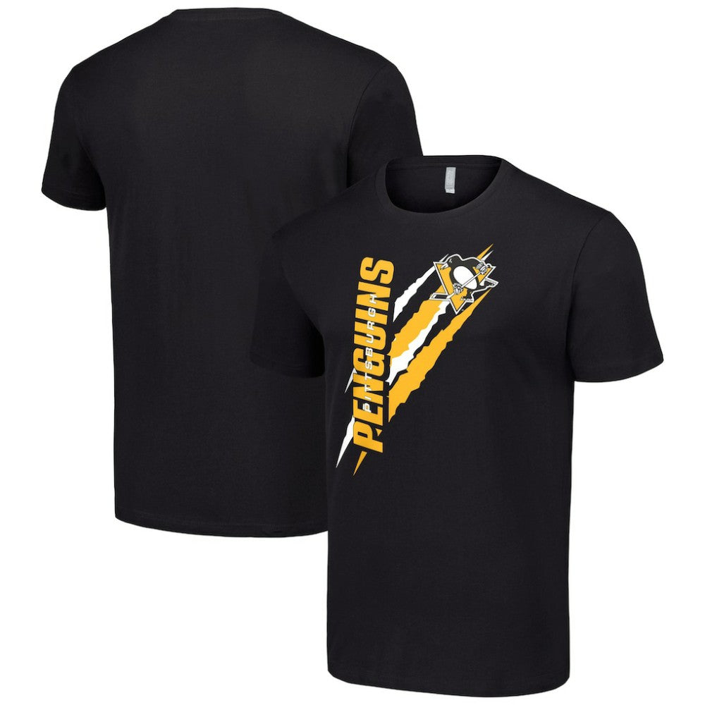 Pittsburgh Penguins Starter Color Scratch T-Shirt - Black | US 201076202