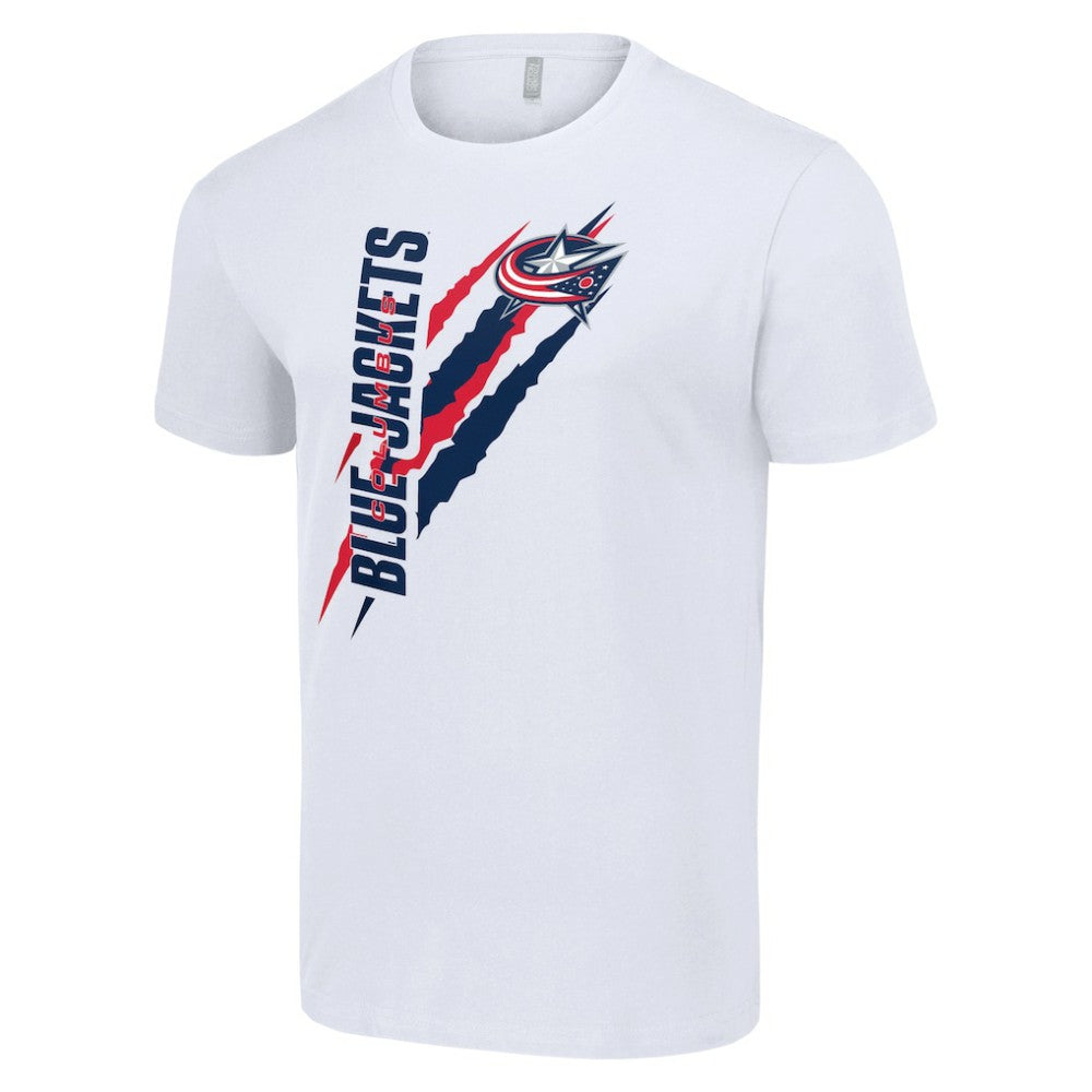 Columbus Blue Jackets Starter Color Scratch T-Shirt - White | US 201076205
