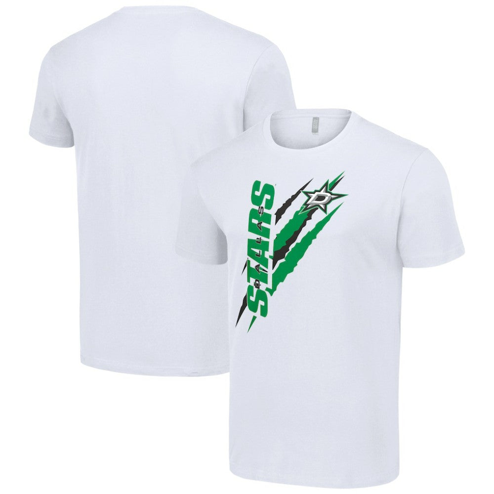 Dallas Stars Starter Color Scratch T-Shirt - White | US 201076210